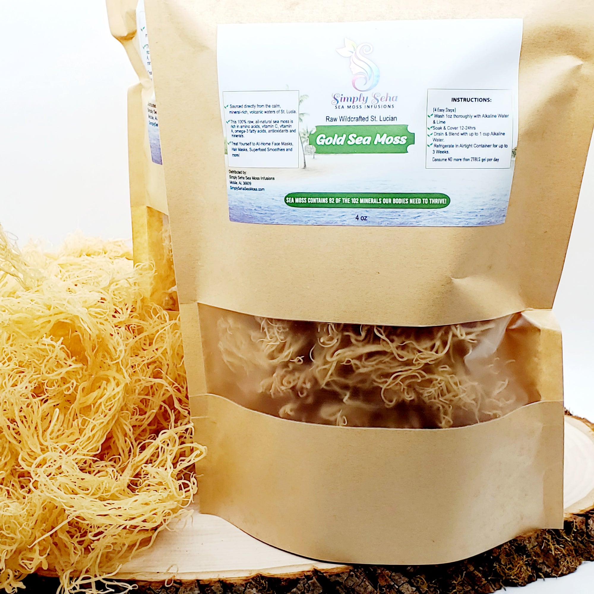 Wildcrafted, Raw Sea Moss