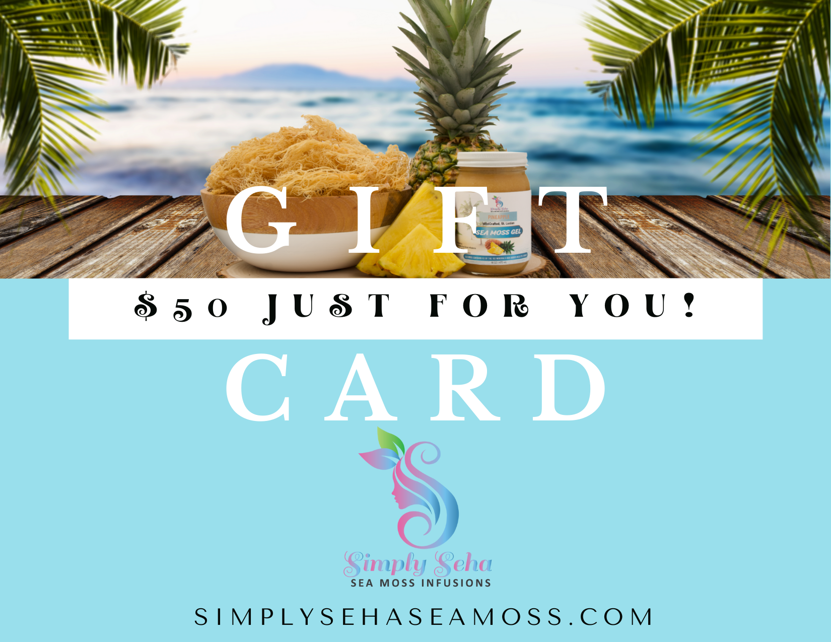 Simply Seha Sea Moss Infusions Gift Card